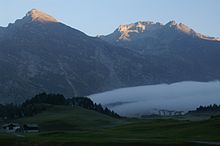 Meteorologisches Herbstphänomen in Maloja: die „Malojaschlange“