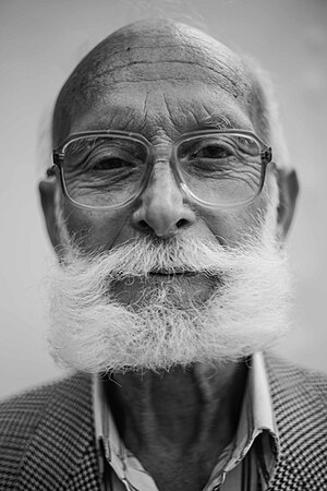 Old man with a beard