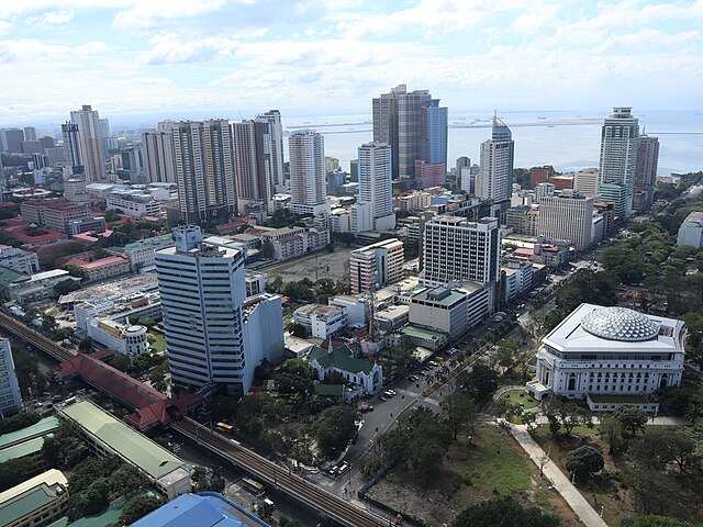 The skyline of Ermita with the National Museum of Natural History in the foreground