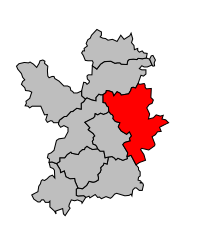 Cantone di Villiers-Saint-Georges – Mappa