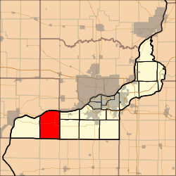 Map highlighting Buffalo Prairie Township, Rock Island County, Illinois.svg