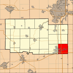 Map highlighting Dement Township, Ogle County, Illinois.svg