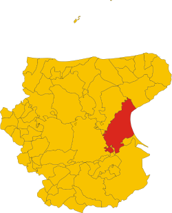 Manfredonia within the Province of Foggia