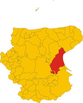 Localização de Manfredonia