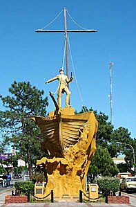 Monument au Général San Martín réalisé par Ricardo Emilio, dressé à Mar de Ajó