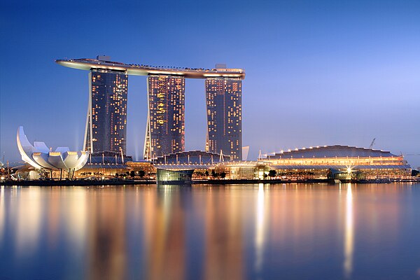 Marina Bay Sands, Singapore, the twelfth-most expensive building in the world