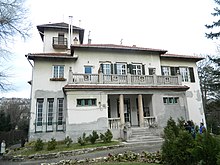 The Emilia Markus villa in Budapest; Vaslav Nijinsky lived here with his wife Romola Pulszky and children for a period. After 1920 he was mostly confined to asylums.[citation needed]