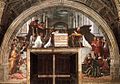 Yr offeren yn Bolsena, 1514, Stanza di Eliodoro