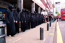 Announcement of The Black Parade at London Hammersmith Palais, 22 August 2006 Mcr hammersmith album announcement.jpg