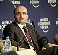 Mehmet Şimşek 2008 yılında Dünya Ekonomik Forumunda