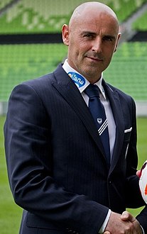 Melbourne Victory Chairman Anthony Di Pietro with Melbourne Victory coach Kevin Muscat (cropped).jpg