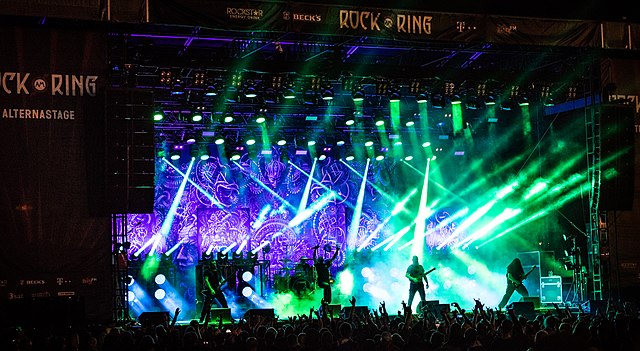Meshuggah performing at Rock am Ring 2018