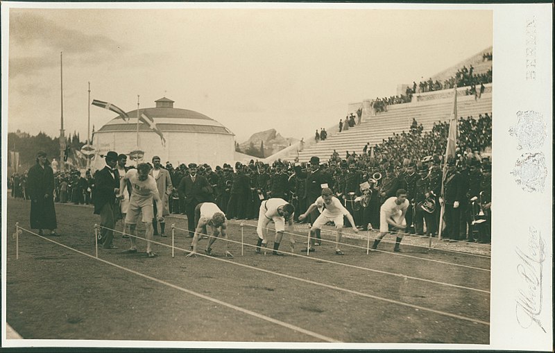 File:Meyer Albert - Olympic Games, 1896; preparation for the 100-meter race - Google Art Project.jpg