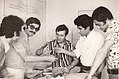 Mir Hossein Mousavi as architecture student with classmates.jpg
