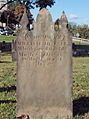 Grave marker in Bethel Cemetery, Bethel Park, Pennsylvania