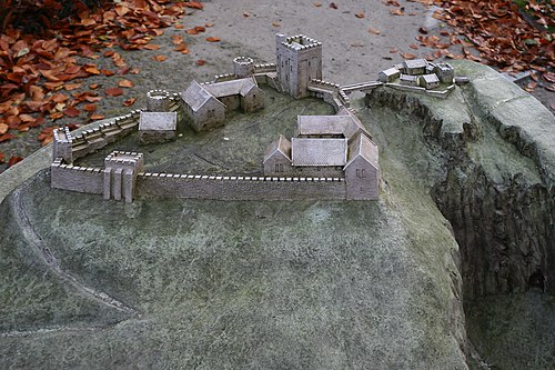 Model of Peveril Castle.jpg