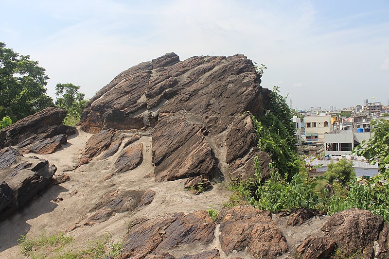 File:Moghalrajpuram Caves Top Hill.jpg