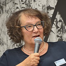 Monika Fagerholm at Gothenburg Book Fair in 2019