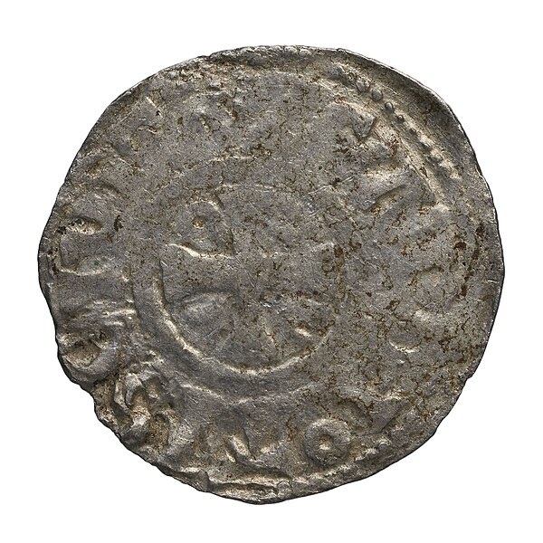 File:Monnaie - Trésor de Fécamp, Thibaut Le Tricheur (957-960-975) ou Eude Ier (975-996), denier, Chartres - btv1b11307035m (2 of 2).jpg