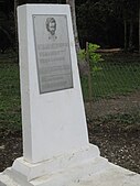 Památník poblíž vesnice Bongu, PNG