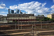 Moscow, railroad tracks west of Kievsky Terminal (31431255385).jpg