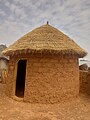 Mud hut in northern Ghana