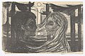 Anziehung II (1896), Lithografie, 39,5 × 62,5 cm, Munch-Museum Oslo