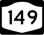 Route 149 işaretçisi