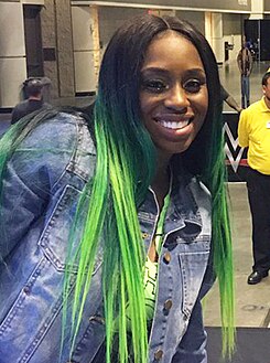 Naomi at the Wrestlemania-Axxess event in 2017.