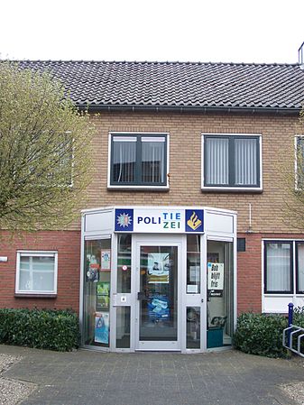 Gezamenlijk Nederlands-Duits politiebureau te Dinxperlo.