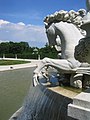 Deutsch: Detail des Neptunbrunnens im Park von Schloss Schönbrunn