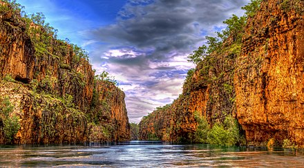 The impressive Katherine Gorge in Nitmiluk National Park