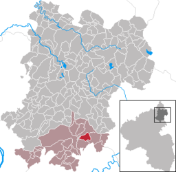 Läget för Nomborn i Westerwaldkreis