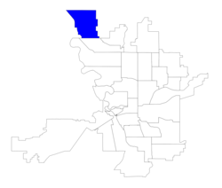 Location within the city of Spokane