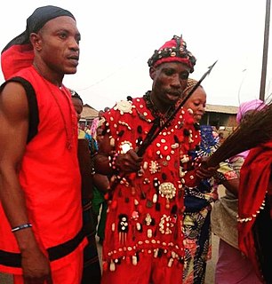 Babalú-Ayé Spirit strongly associated with infectious disease and healing in the Yoruba religion