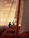Yelkenli Bir Gemide, Caspar David Friedrich.jpg