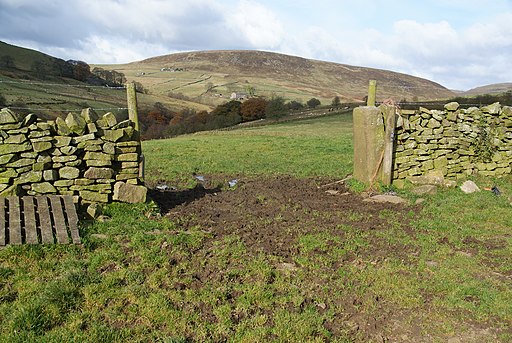 Open gateway above the Dane Valley - geograph.org.uk - 3211055