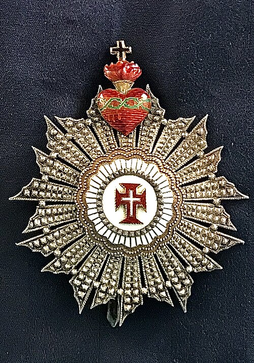 Grand Cross star of the Imperial Order of Our Lord Jesus Christ.