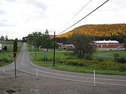 PA 467 eastbound in Orwell Township