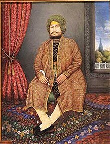 Painted photograph of Bhai Narain Singh of Bagrian, Punjab: Patiala or Bagrian, ca.1880 Painted photograph of Bhai Narain Singh of Bagrian, Punjab - Patiala or Bagrian, ca.1880.jpg