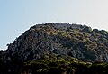 s Kap Koryphasion, de Ort vom hellenischtische und römerzittliche Pylos im Noorde vo de Bucht vo Navarino