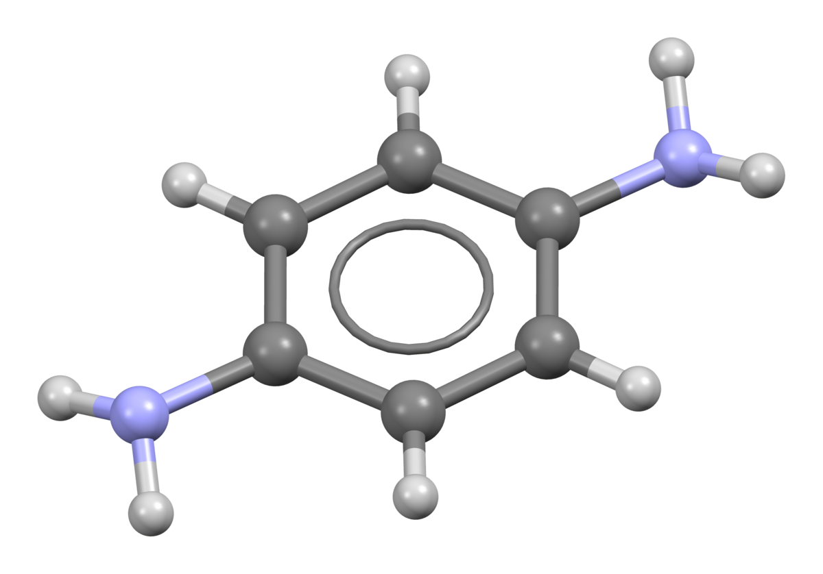 Молекула н 01. 1,4-Фенилендиамин. Парафенилендиамин формула. П-фенилендиамин формула. П-аминоанилин.