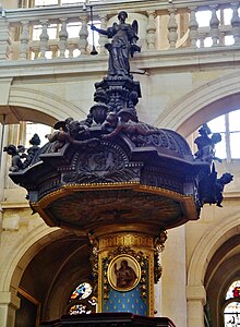 Detail of the pulpit