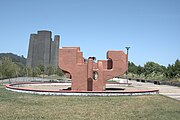 Parque Costanera, escultura. Concepción, diciembre de 2019