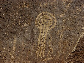 Petroglyph at Petroglyph National Monument, NM