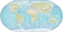 Map of the Earth Physical World Map.svg
