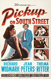 <i>Pickup on South Street</i> 1953 film by Samuel Fuller