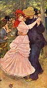 Dance at Bougival, 1882–1883 Amgeuddfa Gelf Gain Boston