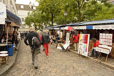 Les peintres de la place du Tertre.