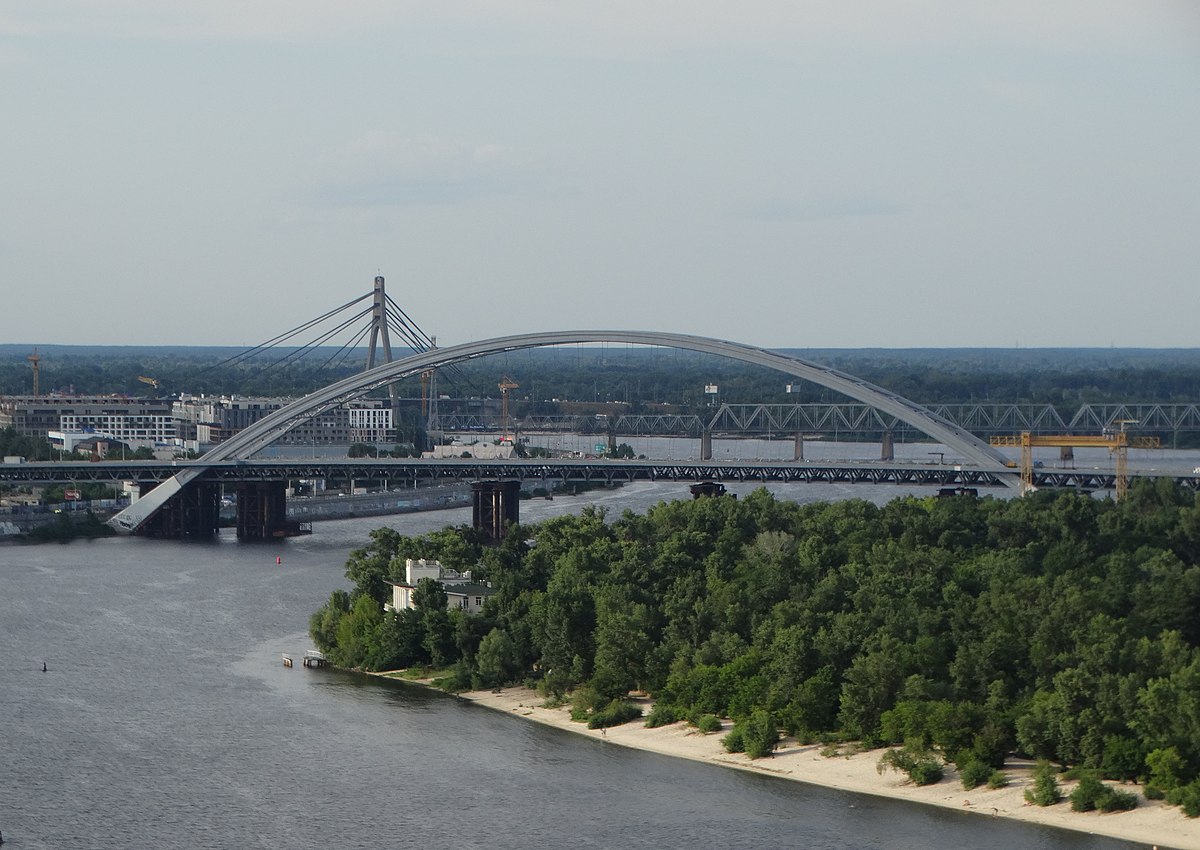 Мост в подольске. Подольский мост в Киеве 2021. Днепровский мост Киев. Подольский мост в Киеве 2022. План арки Подольского моста.